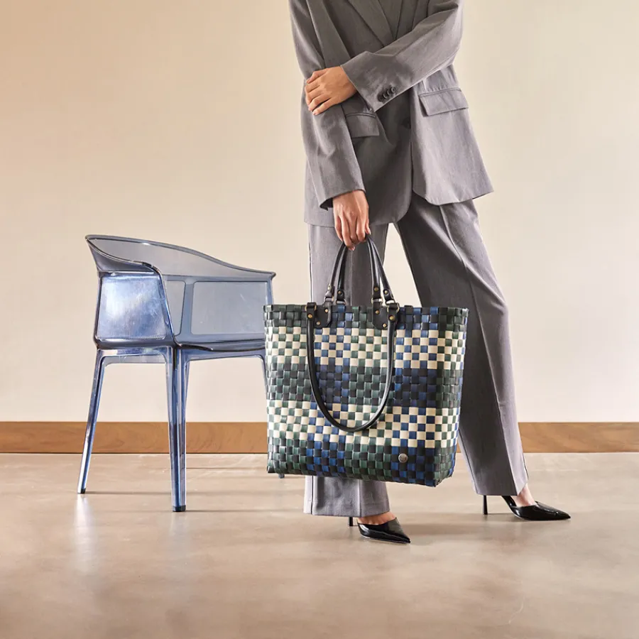 Handed By Tasche Shopper Dual mix forst green mix L Online