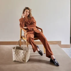 Handed By Tasche Shopper Color Match mocha S Clearance