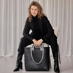 Handed By Tasche Shopper Dual black L Discount