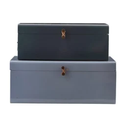 House Doctor Aufbewahrungs-Box Metall 2er-Set Sale