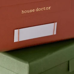 House Doctor Aufbewahrungsschachtel Keep Grün/Orange 2er-Set Fashion