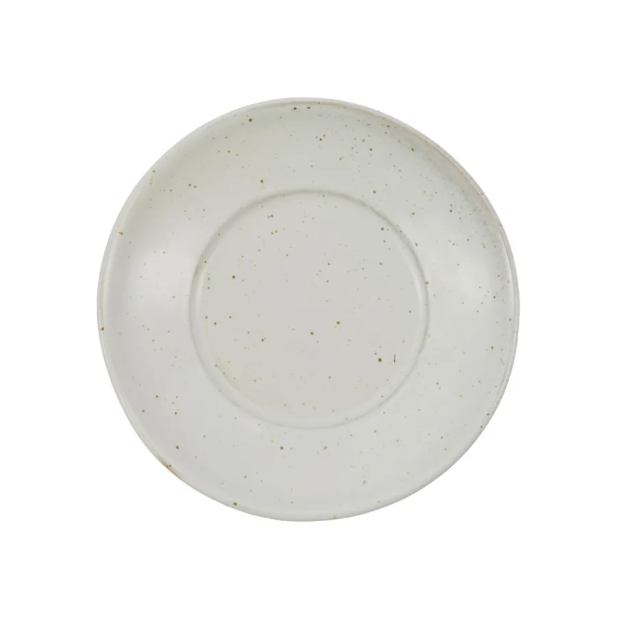 House Doctor Kaffeetasse mit Untertasse Pion Grau/ weiß Discount