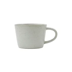 House Doctor Kaffeetasse mit Untertasse Pion Grau/ weiß Discount