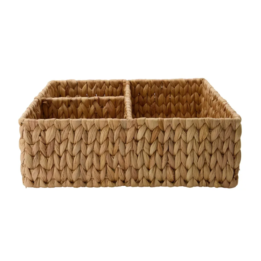 House Doctor Korb mit Fächern Store Natur 30 cm Discount
