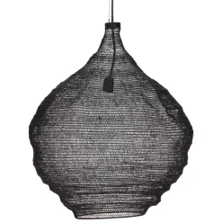 House Doctor Pendellampe Mesh Schwarz 60 cm Hot
