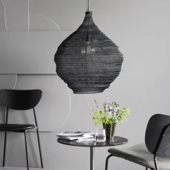 House Doctor Pendellampe Mesh Schwarz 60 cm Hot