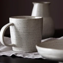 House Doctor Tasse Pion Grau/ Weiß 9 cm Clearance