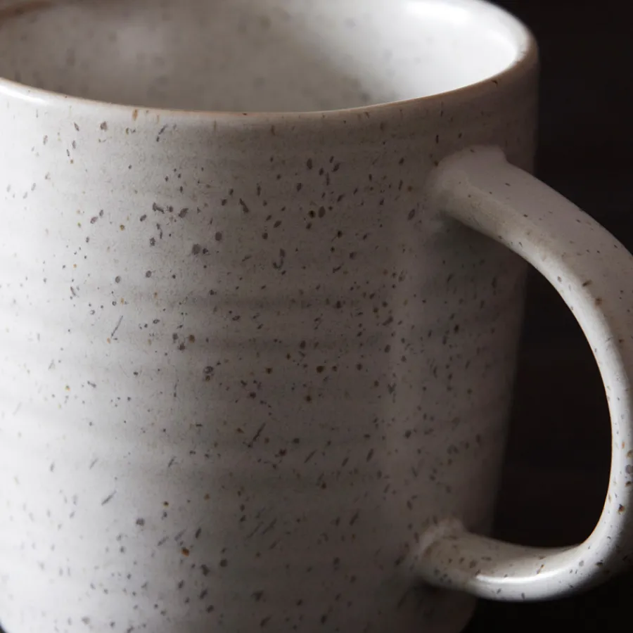 House Doctor Tasse Pion Grau/ Weiß 9 cm Clearance