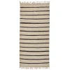 House Doctor Teppich Sima Schwarz / Natur 200x90 Hot