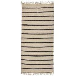 House Doctor Teppich Sima Schwarz / Natur 200x90 Hot