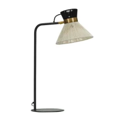 House Doctor Tischleuchte Cord Schwarz New