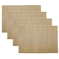 House Doctor Tischset Bamb Natur 4er-Set Best