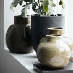 House Doctor Vase Aju Grün 17 cm Best