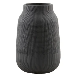 House Doctor Vase Groove Schwarz New