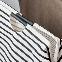 House Doctor Wäschesack stripes Schwarz/Weiß Online