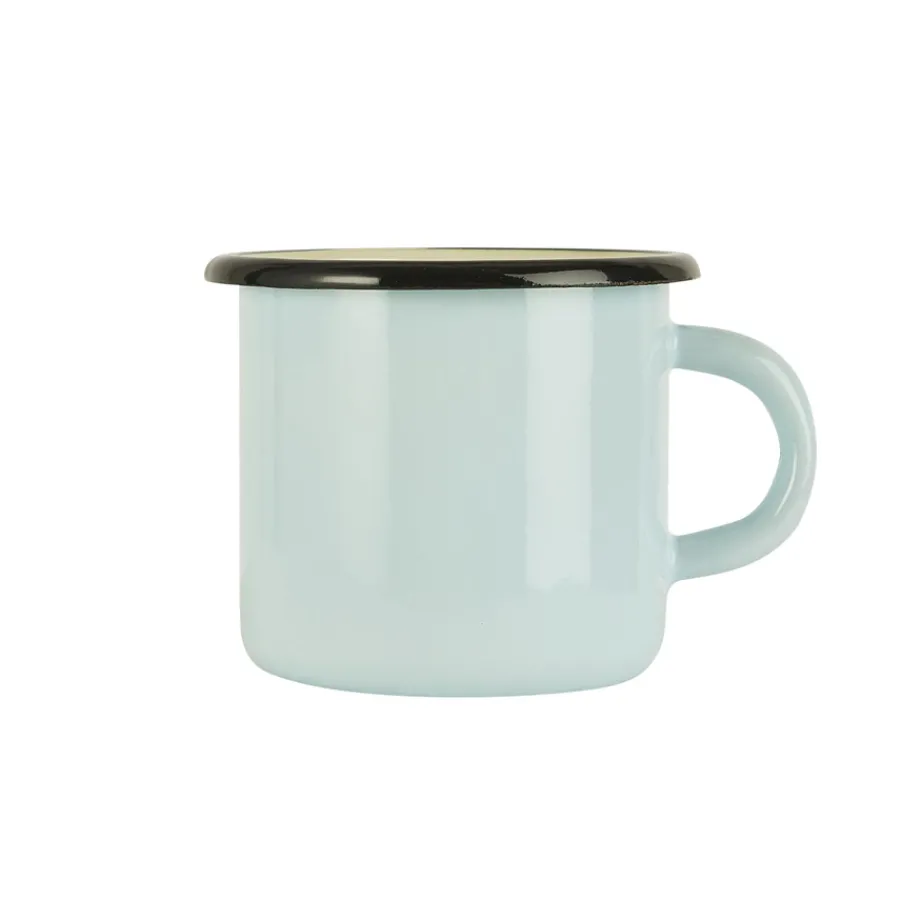 IB LAURSEN Becher Emaille Hellblau/Creme (innen) Fashion