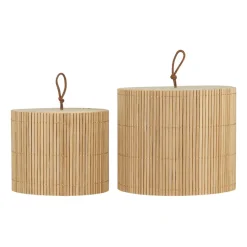IB LAURSEN Box mit Bambusdeckel rund 2er-Set Sale