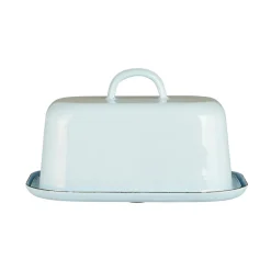 IB LAURSEN Butterdose Emaille hellblau Fashion