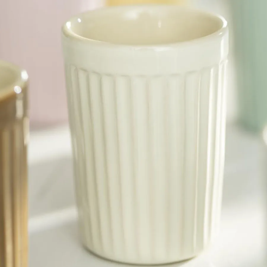 IB LAURSEN Espressobecher Mynte Butter Cream 2er-Set New