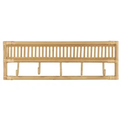 IB LAURSEN Hakenleiste mit 5 Haken Rattan 59,5 cm Discount