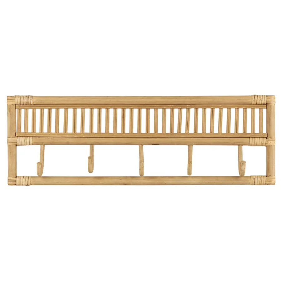 IB LAURSEN Hakenleiste mit 5 Haken Rattan 59,5 cm Discount