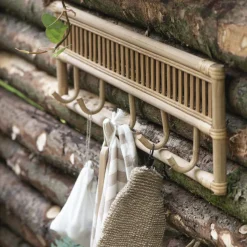 IB LAURSEN Hakenleiste mit 5 Haken Rattan 59,5 cm Discount