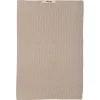 IB LAURSEN Handtuch Sand Mynte Gestrickt Discount