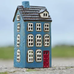 IB LAURSEN Haus für Teelicht My Home Town rote Tür Discount