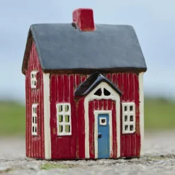 IB LAURSEN Haus für Teelicht Visby blaue Tür Best