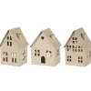 IB LAURSEN Kerzenhalter Haus für schmale Kerze Beige 3er-Set Sale