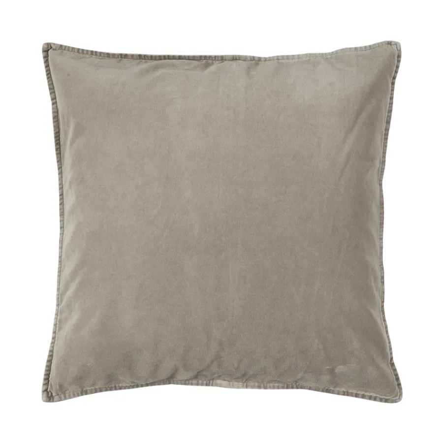 IB LAURSEN Kissenbezug Velour Ash Grey 52 x 52 New
