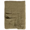 IB LAURSEN Klassische Tagesdecke Quilt olive Hot