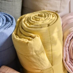 IB LAURSEN Klassische Tagesdecke Quilt gelb Best