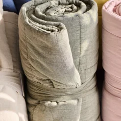 IB LAURSEN Klassische Tagesdecke Quilt olive Hot