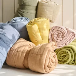 IB LAURSEN Klassische Tagesdecke Quilt natur Hot