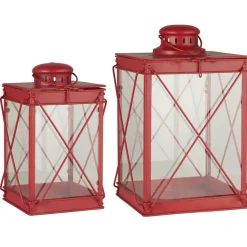IB LAURSEN Laterne Rot 2er-Set Hot
