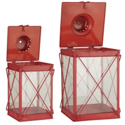 IB LAURSEN Laterne Rot 2er-Set Hot