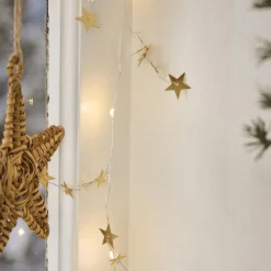 IB LAURSEN Lichterkette mit 20 goldenen Sternen Online