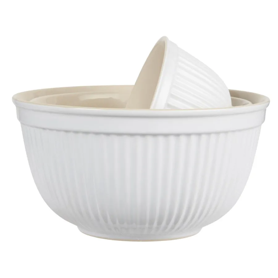 IB LAURSEN Mynte Schalen Pure White 3er-Set Outlet