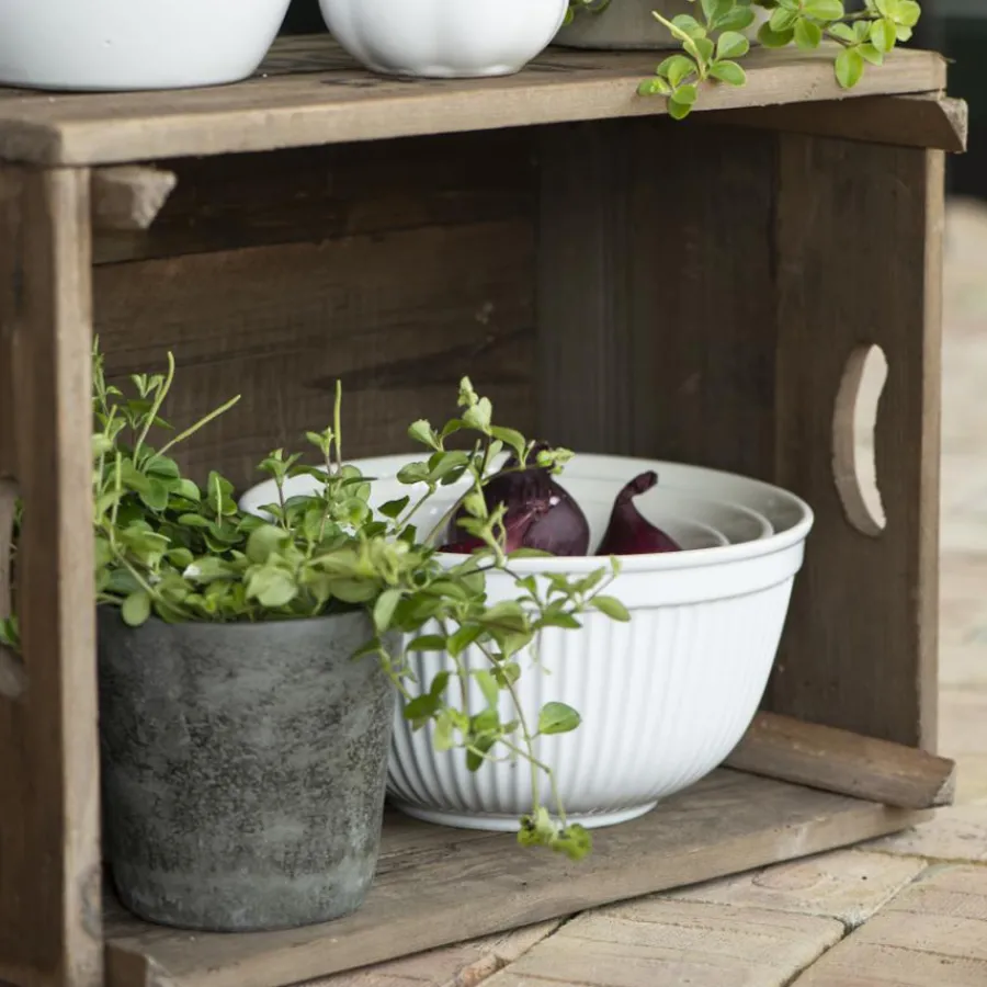 IB LAURSEN Mynte Schalen Pure White 3er-Set Outlet