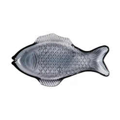 IB LAURSEN Platte fischförmig groß dunkelblau Fashion