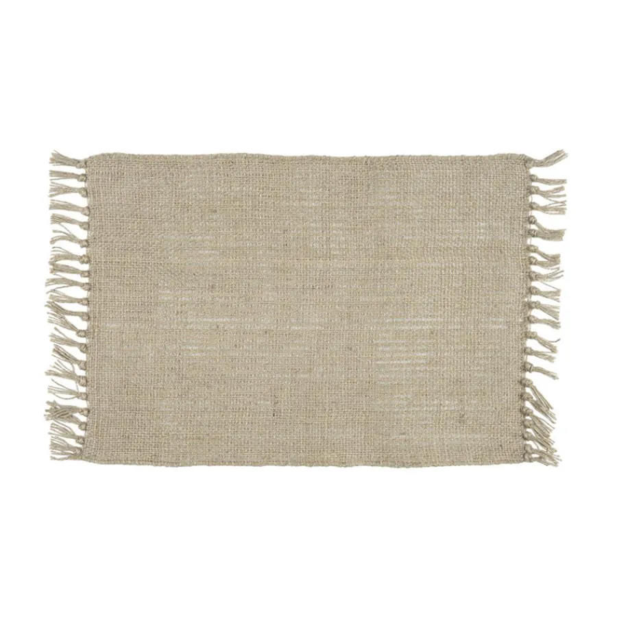 IB LAURSEN Platzset Fransen Natur Jute New
