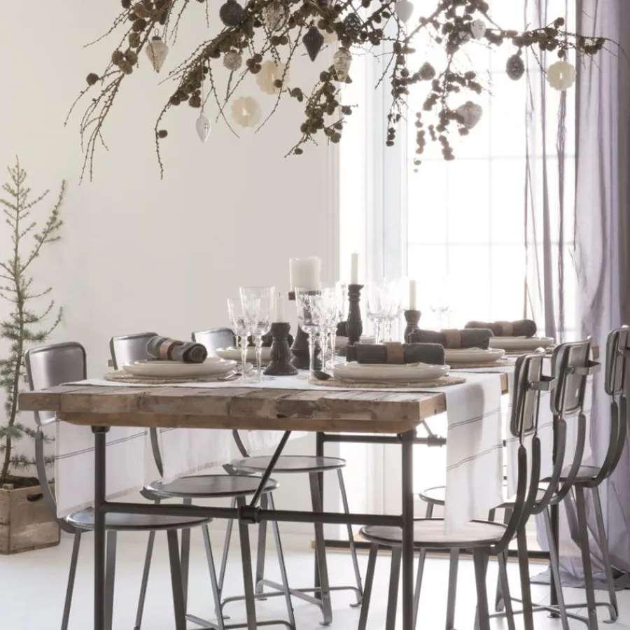 IB LAURSEN Platzset Rund Jute Natur Fashion