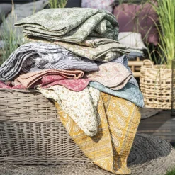 IB LAURSEN Quilt Weiß/Schwarze Streifen Online