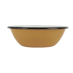 IB LAURSEN Schale Emaille Gelb/Weiß 16,5 cm Best
