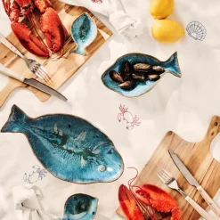 IB LAURSEN Schale Ocean Blue mini fischförmig 10,7 cm Fashion