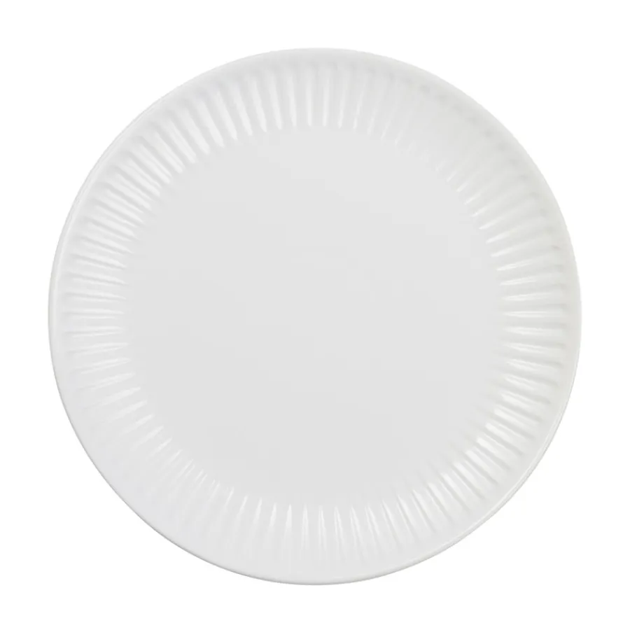 IB LAURSEN Speiseteller Mynte Pure White 28 cm neues Design Clearance
