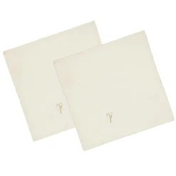 IB LAURSEN Stoffserviette Flora mit Schneeglöckchen butter cream 2er-Set Clearance