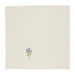 IB LAURSEN Stoffserviette Flora butter cream mit Lavendel 2er-Set Fashion