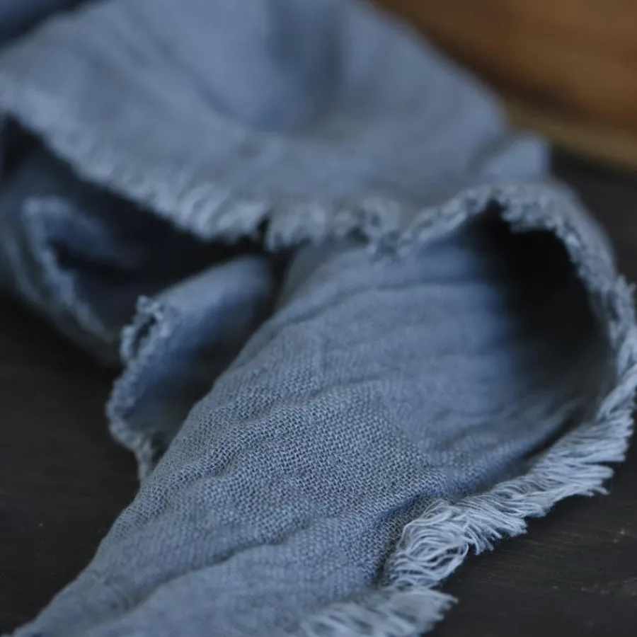 IB LAURSEN Stoffserviette Doppelt Gewebt Historical Blue Sale